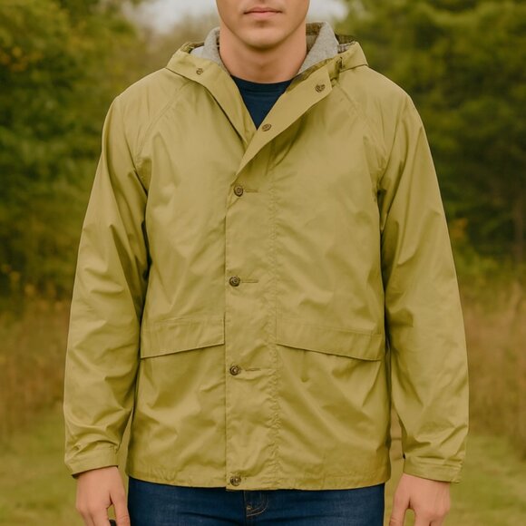 VTG L.L. Bean Stowaway Rain Jacket Men’s L Gore-Tex Packable Lightweight‎ Hooded